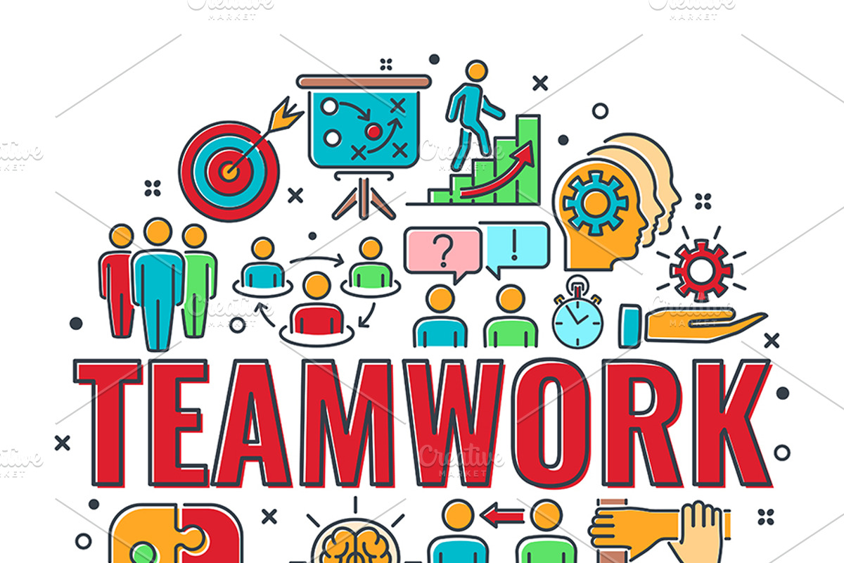 Partnership and Business Teamwork, a Person Illustration by TAlex (Photo 6 of 6)