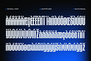 Skywall - Condensed Font, a Sans Serif Font by limitype (Thumbnail 13 of 15)
