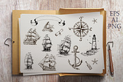 Sea Adventures Collection, a Wallpaper Graphic by Fortuna Venit (Thumbnail 2 of 5)