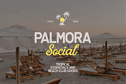 Palm Bay Social Vintage Summer Font, a Script Font by Creacy Studio (Thumbnail 3 of 9)