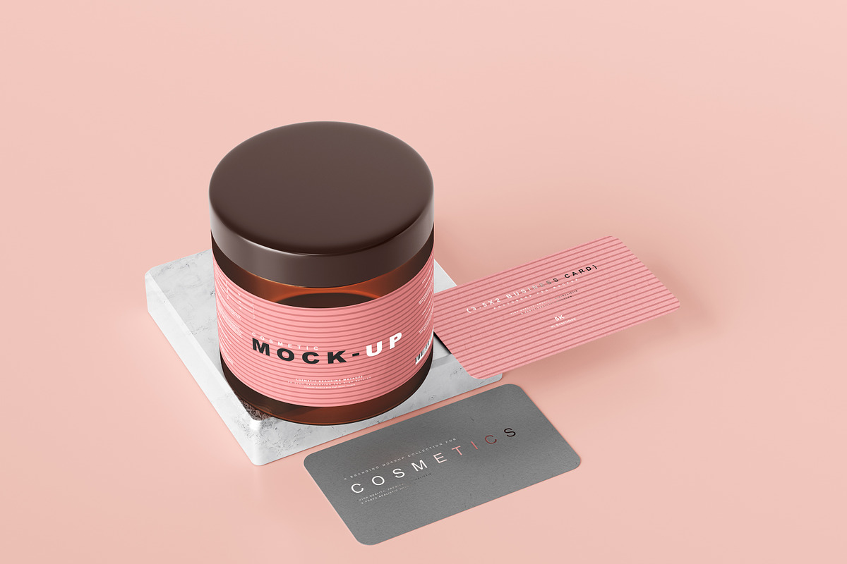 250+ Cosmetic Branding Mockup Bundle, a Cups & Container Mockup by pmvch (Photo 31 of 273)