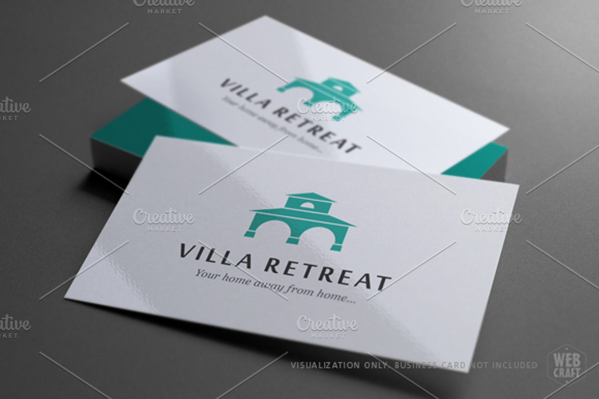 Villa Retreat Logo Template, a Branding & Logo Template by WebCraft (Photo 4 of 4)