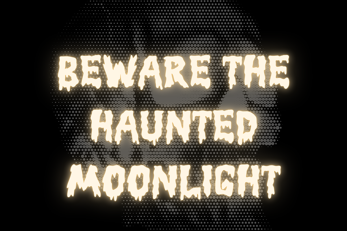 Haunted Palace is a Halloween font, a Handwritten Font by Brown Cupple (Photo 2 of 11)