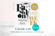 Fashion Week Social Media Pack, a Social Media Template by Touringxx Creative Studio (Thumbnail 8 of 8)