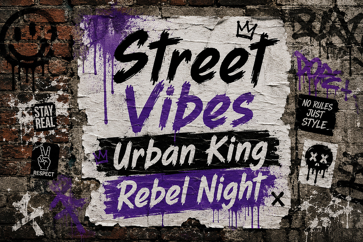 Graffiti Impact, a Script Font by Wow Magic (Photo 3 of 5)