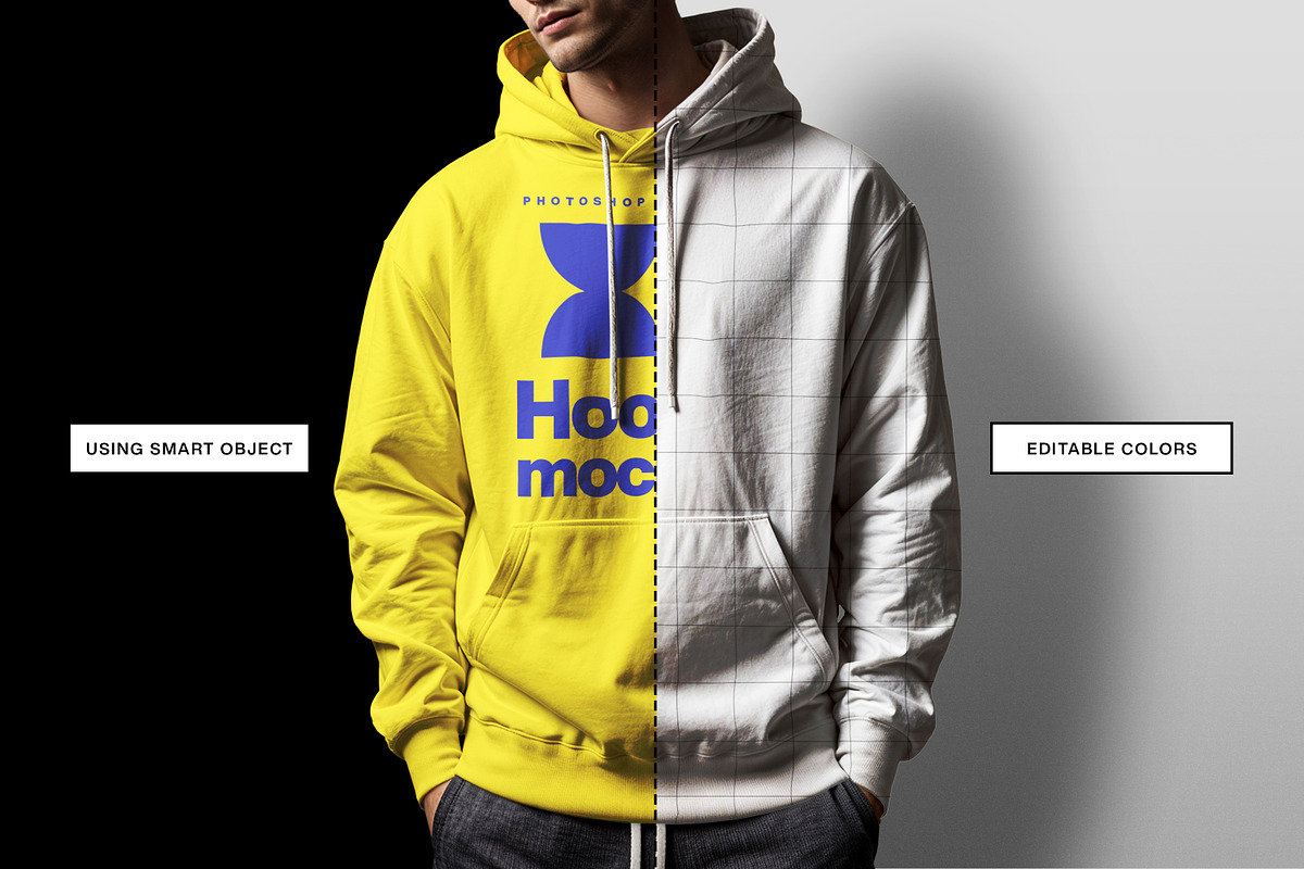 Men Hoodie Mockup, a Hoody Mockup by sagesmask.com (Photo 2 of 3)