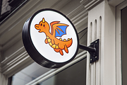The Dragon of Cudddles Logo Mascot, a Branding & Logo Template by Manudesign (Thumbnail 3 of 3)