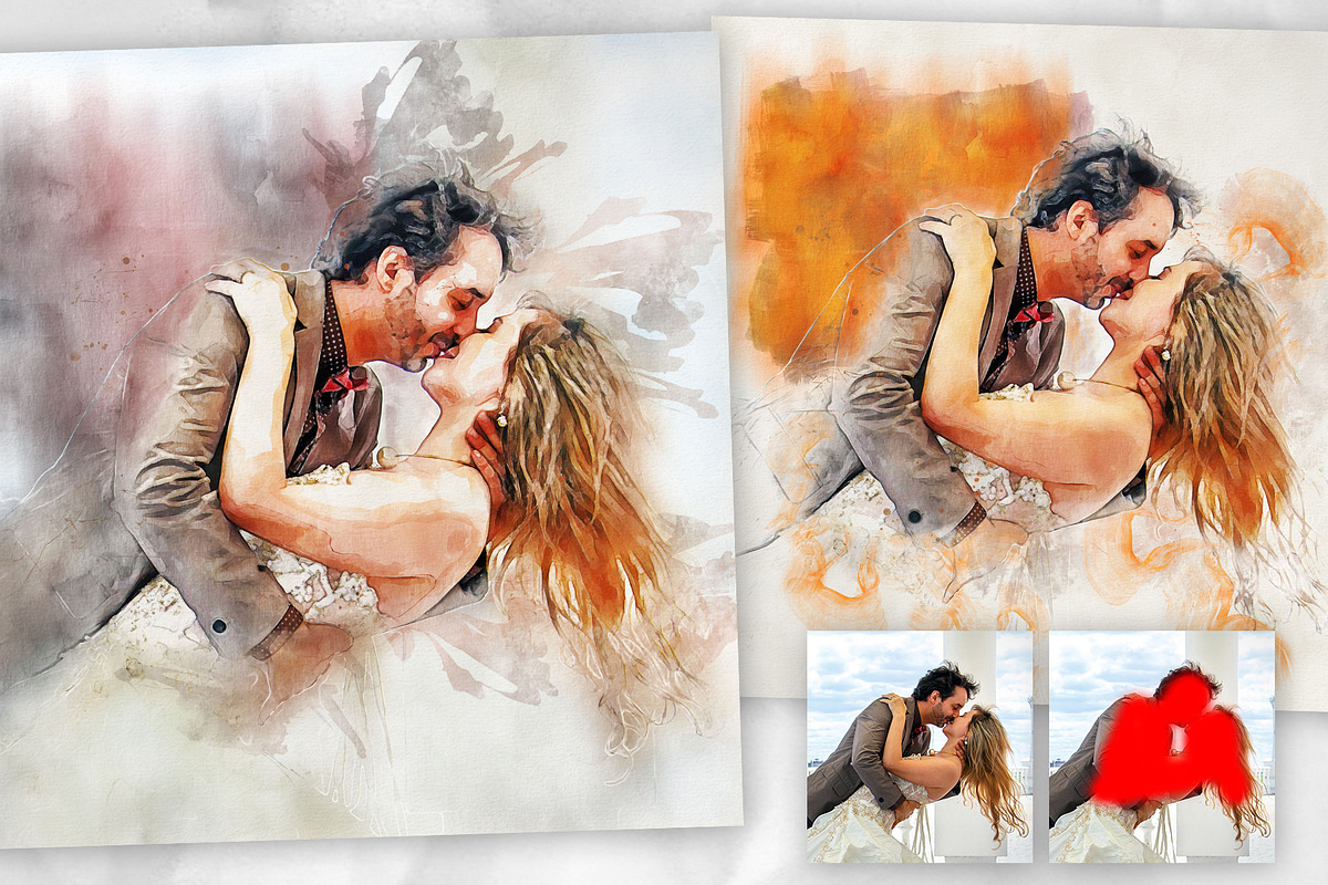 Quick Aquarelle Photoshop Action, an Action Add-On by GorynArt (Photo 17 of 18)