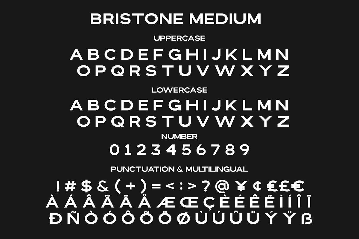 Bristone - Expanded Sans, a Sans Serif Font by Almarkhatype (Photo 14 of 18)