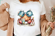 Whimsical Quirky Crab Clipart, an Animal Illustration by CreationArt (Thumbnail 6 of 7)