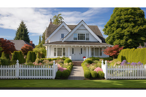 dwelling single family house ai, an Architecture Photo by pikepicture