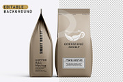 Coffee Bag with Cup Mockup Set, a Packaging Mockup by pixelmock (Thumbnail 10 of 15)