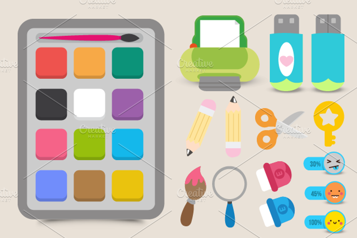 School stationery and office, an Icon by himoki (Photo 5 of 5)