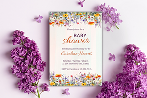 Baby Shower Invitation Template