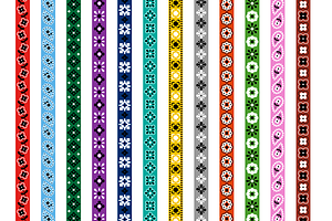 Bandana Border Patterns & Frames