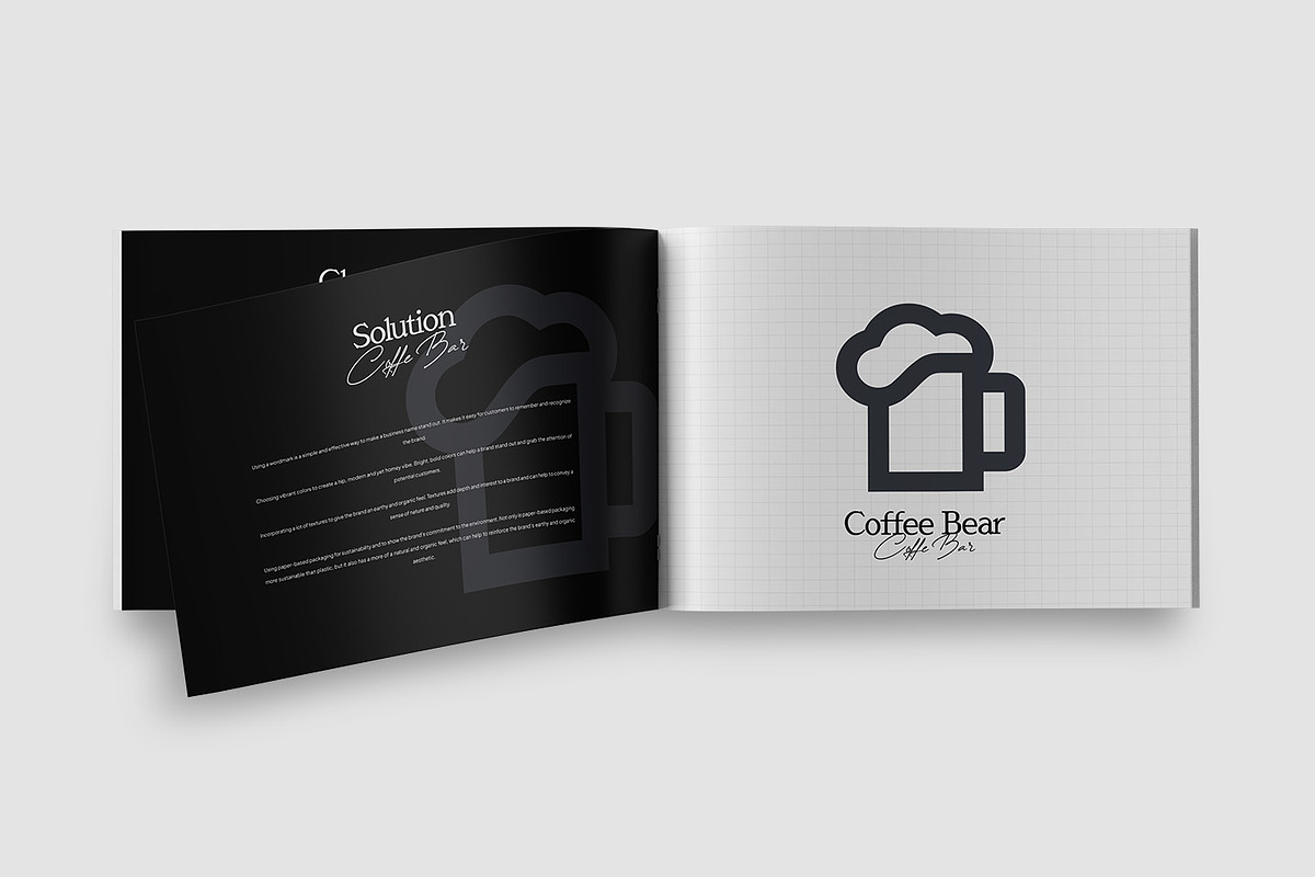 A4 Modern Brand Guideline Template, a Brochure Template by TMint Play (Photo 7 of 8)