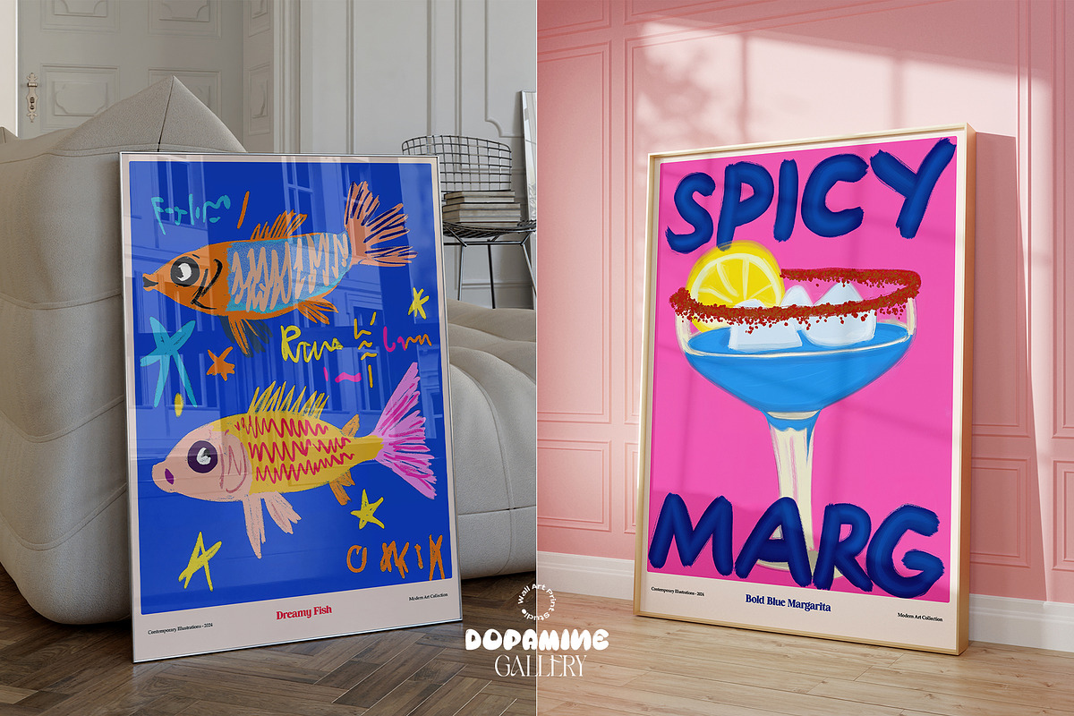 Dopamine Gallery 1, a Graphic by Wall Art Print Studio (Photo 4 of 14)