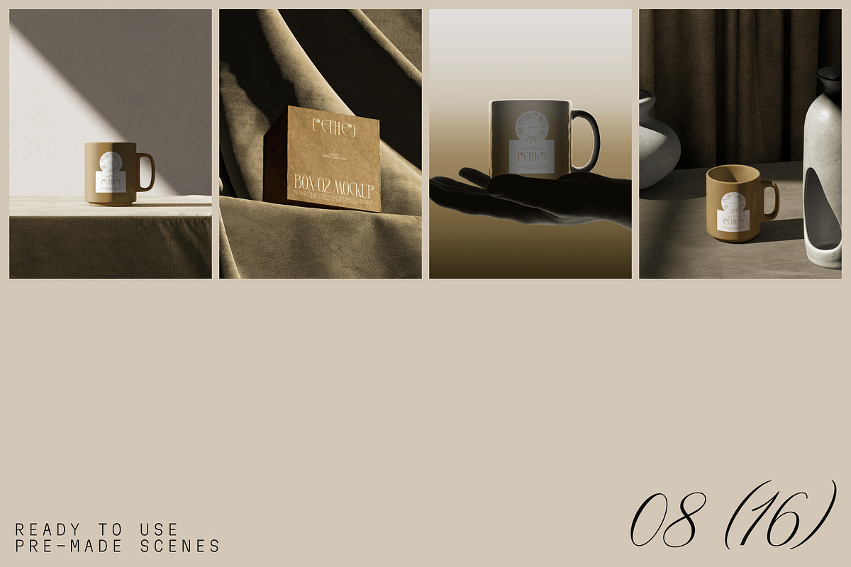 ETHE - Mug mockups set v2, a Cups & Container Mockup by Creatoom (Photo 5 of 15)