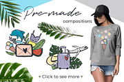 Summer fun - ink design creator, an Object Graphic by Beauty Drops (Thumbnail 8 of 9)