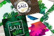 Tropical Life (vector + PSD,PNG), a Decorative Illustration by Gluiki (Thumbnail 6 of 10)