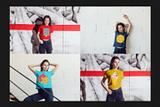 Teenager T-Shirt Mock-Up Set, a Shirt Mockup by Freeman Studio (Thumbnail 6 of 14)