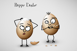 Happy Easter Funny Card, a Card Template by Orson