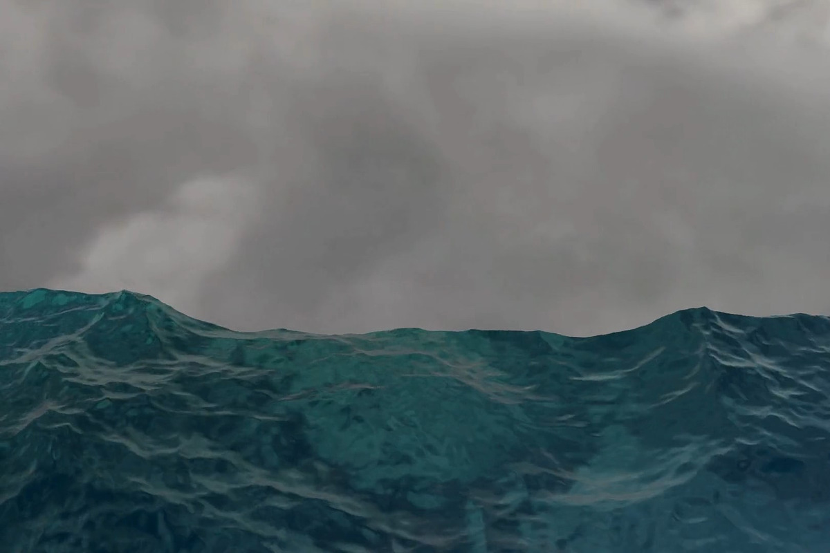 Realistic Dark Ocean Waves 3D Model, an Environmental 3D Model by Temer (Photo 3 of 5)
