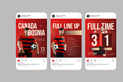 Red Bold World Cup Instagram Post, a Social Media Template by Neermana (Thumbnail 2 of 4)