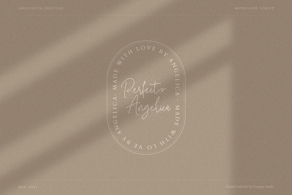 Anastasya Monoline Script, a Script Font by Creatype Studio (Photo 6 of 9)