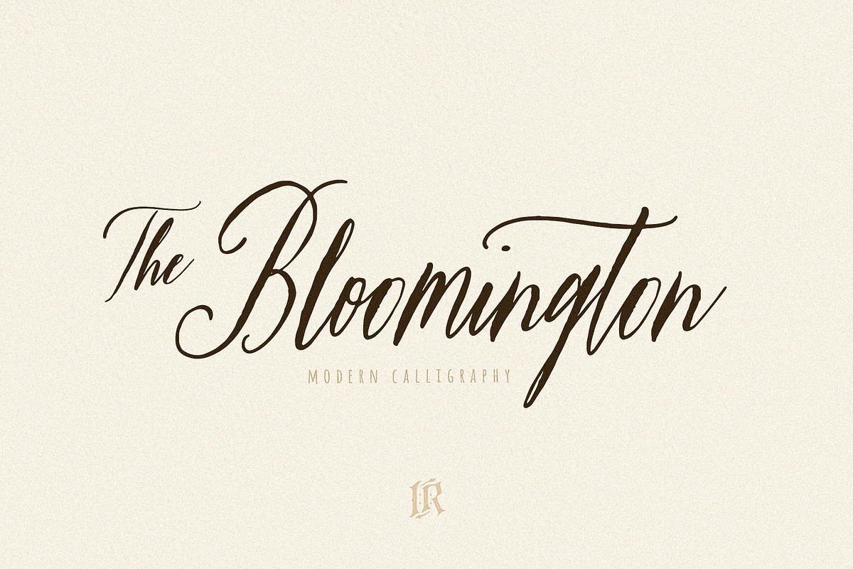 The Bloomington Font