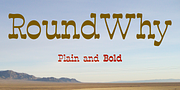RoundWhy, a Font by Ingrimayne Type (Thumbnail 1 of 6)