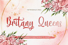 Britany Queens - Handwritten Font