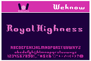 King Will Be King font, a Font by weknow (Thumbnail 2 of 5)