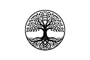 Tree of Life Circle SVG Bundle, an Illustration by Gfx_Store (Thumbnail 35 of 50)