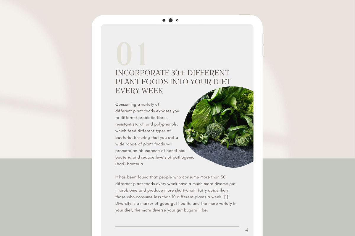 Gut Ebook Canva Template, a Presentation Template by Naturopath Hub (Photo 9 of 9)