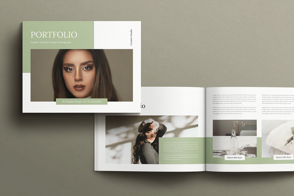 Portfolio Template, a Presentation Template by TemplatesForest