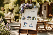 Secret Garden Wedding Map Elements, an Illustration by Loony Dream Designs (Thumbnail 5 of 8)