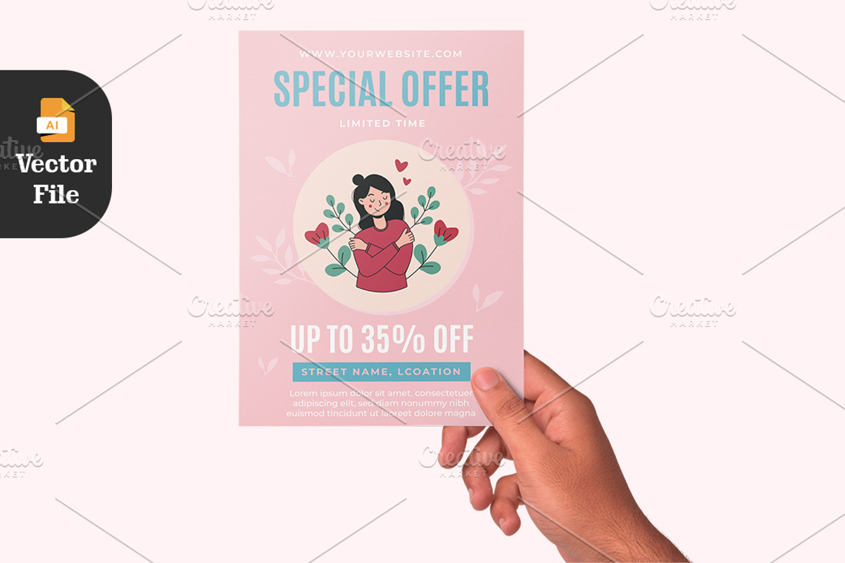 Mother’s Day Sale Flyer, a Flyer Template by Peacock_design (Photo 3 of 4)