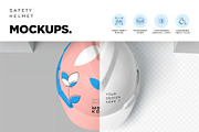 Construction Safety Helmet Mockup, an Apparel Mockup by megostudi0 (Thumbnail 3 of 6)