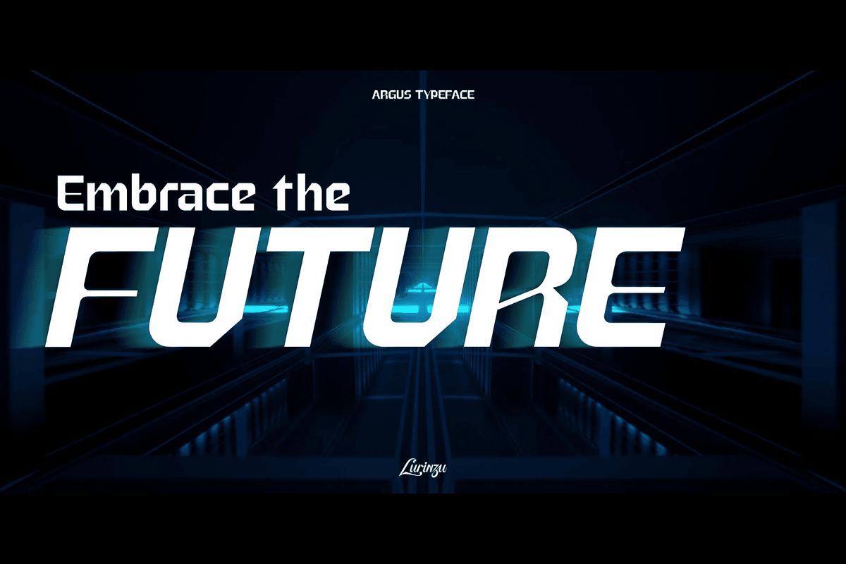 Argus - Blocky Grotesk Typeface, a Sans Serif Font by Lurinzu Studios (Photo 3 of 12)