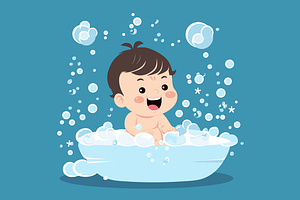 Charming Infants Illustrated Designs