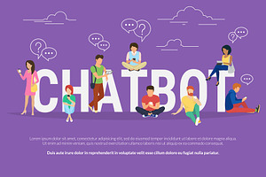 Chatbot concept illustration