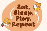 Momocat - Cute Font, a Handwritten Font by LetterStuff Typefoundry (Thumbnail 2 of 9)