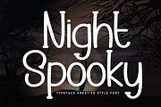 Night Spooky | Script Font, a Script Font by Scratchones (Thumbnail 1 of 8)