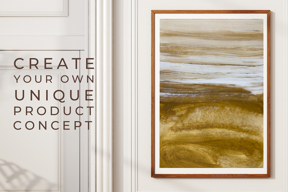 GOLD ABSTRACT CONTEMPORARY ART, a Decorative Illustration by identity.ART (Photo 6 of 7)