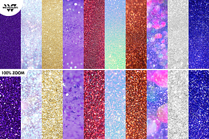 20 GLITTER Textures / Backgrounds