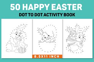 Happy Easter Dot to Activity Book, a Seasonal Illustration by Coco Bloom