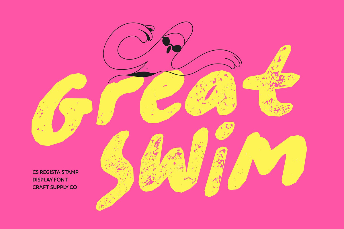 CS Regista Stamp, a Sans Serif Font by Craft Supply Co. (Photo 4 of 8)