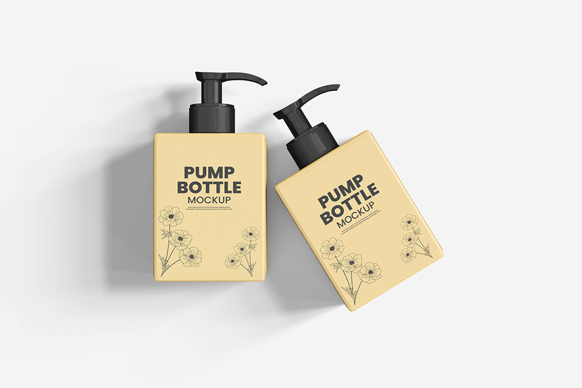 Pump Bottle Mockup, a Packaging Mockup by bimockup (Photo 6 of 6)