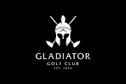 Spartan Helmet and Golf Club Logo, a Branding & Logo Template by Buqancreative (Thumbnail 4 of 5)